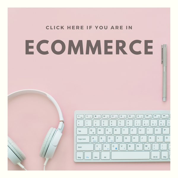 You're in Ecommerce